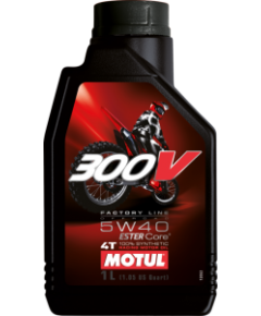 Motul 300V 4T FL Offroad 5W40 Ester Core sintētika 1L