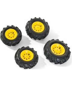 Rolly Toys Riteņi ar gumijas piepūšamam riepam traktoriem rollyTrac Air Tyres 4 gab. 409860 Vācija