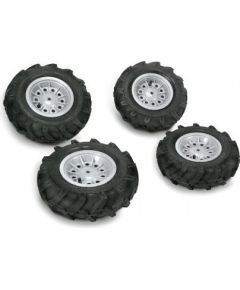 Rolly Toys Колеса с резиновыми надувными шинами для тракторов rollyTrac Air Tyres 4 gab. 409242 Германия