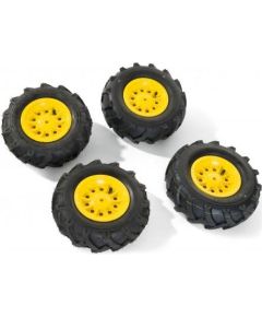 Rolly Toys Riteņi ar gumijas piepūšamam riepam traktoriem rollyTrac Air Tyres 4 gab. 409303 Vācija