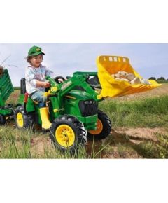 Rolly Toys Трактор педальный  rollyFarmtrac John Deere 7930 2 скорости, тормоз, съемный ковш и надувные колеса 710126 (3 - 8 лет) Германия