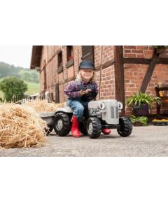 Rolly Toys Педальный трактор Rolly KID Little Grey Fergie с прицепом (2,5-5 лет ) 014941 Германия