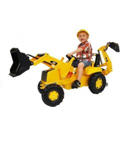 Rolly Toys Pedāļu traktors ar diviem kausiem rollyJunior CAT (3-8 gadiem) 813001