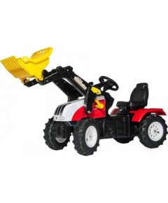Rolly Toys Трактор педальный с ковшом  rollyFarmtrac  Steyr 6240 CVT (надувные колеса) (3-8 лет)  046331