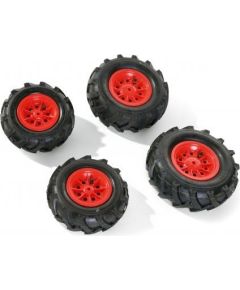 Rolly Toys Riteņi ar gumijas piepūšamam riepam traktoriem rollyTrac Air Tyres 4 gab. 409853 Vācija