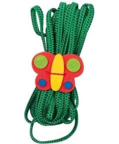 Mocco Chinese Ropes Разноцветные резинки с декоративным держателем (200 x 1 x 0,5 cm) зеленый