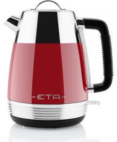ETA Storio Kettle ETA918690030 Standard, 2150 W, 1.7 L, Stainless steel, Red, 360° rotational base