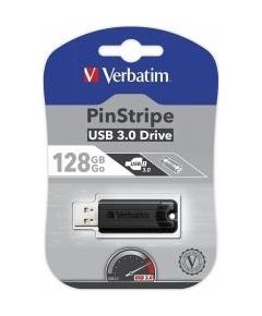 Verbatim PinStripe 128GB USB 3.0 Black