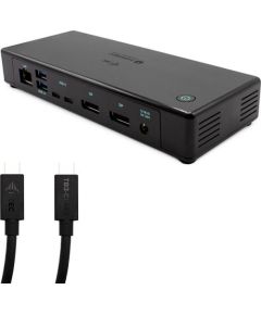 I-TEC Thunderbolt3 USB-C DisplayPort Dualdock 85W (Ir veikalā)