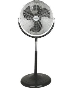 Camry CR 7307 Stand Fan, Number of speeds 3, 180 W, Diameter 45 cm, Black/Stainless steel Ventilatori