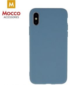 Mocco Ultra Slim Soft Matte 0.3 mm Matēts Silikona Apvalks Priekš Apple iPhone 11 Pro Gaiši Zils