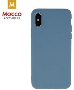 Mocco Ultra Slim Soft Matte 0.3 mm Matēts Silikona Apvalks Priekš Apple iPhone 11 Pro Max Gaiši Zils