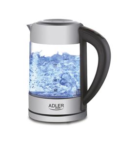 Adler AD 1247 Stainless steel/Transparent, 1850 - 2200 W, 360°, 1.7L