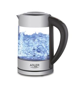 Adler AD 1247 Stainless steel/Transparent, 1850 - 2200W 1.7L Tējkanna