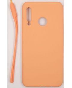 Evelatus  
       Huawei  
       P30 Lite Soft Touch Silicone Case with Strap 
     Pink