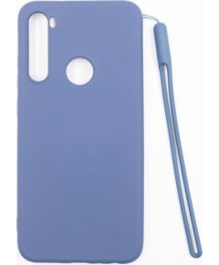 Evelatus  
       Xiaomi  
       Redmi Note 8 Soft Touch Silicone Case with Strap 
     Dark Blue