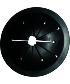 Elleci PPT90010  Splashguard Black,  removable and washable (including in dishwasher) for Waste disposers
