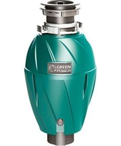 Elleci Food waste disposers TDH01000 750 W, 1070 ml, 2800 RPM, Green, Grey, Quiet; Quick grinding; GO.4 vibration; Never stuck, never jam; Antibacterial Agent; High motor efficiency 70-75% Atkritumu šķirošanas sistēmas