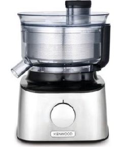 KENWOOD Food processor FDM307SS Multipro Compact, 800W, 2 speeds + Pulse, Stainless steel knife blades, Inox color / FDM307SS