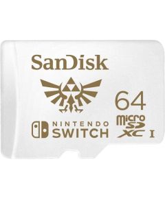 SANDISK 64GB microSDXC UHS-I Card for Nintendo Switch