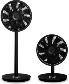 Duux Smart Fan Whisper Flex Stand Fan, Timer, Number of speeds 26, 3-27 W, Oscillation, Diameter 34 cm, Black