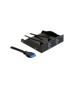 DELOCK Front Panel 3,5 2x USB 3.0 black