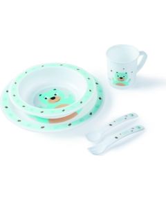 CANPOL BABIES plastic ware set, 4/401 bear