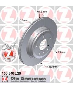 Zimmermann Bremžu disks 150.3405.20