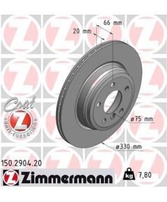 Zimmermann Bremžu disks 150.2904.20