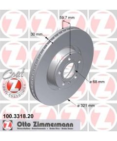 Zimmermann Bremžu disks 100.3318.20