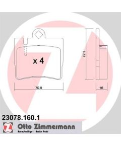 Zimmermann Bremžu kluči 23078.160.1