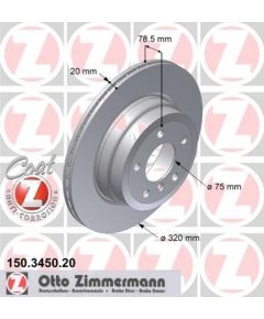 Zimmermann Bremžu disks 150.3450.20