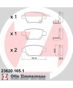Zimmermann Bremžu kluči 23620.165.1