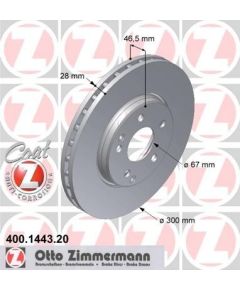 Zimmermann Bremžu disks 400.1443.20