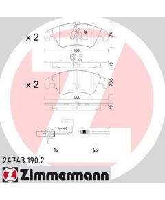 Zimmermann Bremžu kluči 24743.190.2