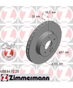 Zimmermann Bremžu disks 400.6472.20