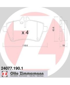 Zimmermann Bremžu kluči 24077.190.1