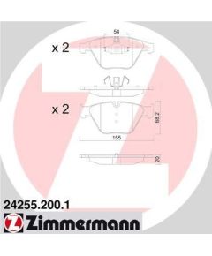 Zimmermann Bremžu kluči 24255.200.1