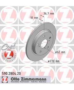 Zimmermann Bremžu disks 590.2804.20