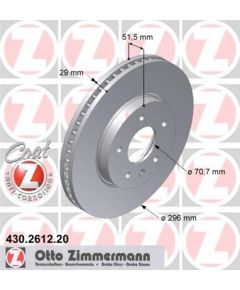 Zimmermann Bremžu disks 430.2612.20