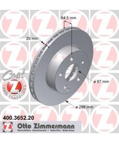 Zimmermann Bremžu disks 400.3652.20