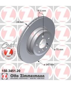 Zimmermann Bremžu disks 150.3451.20