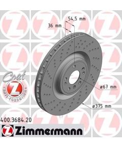 Zimmermann Bremžu disks 400.3684.20