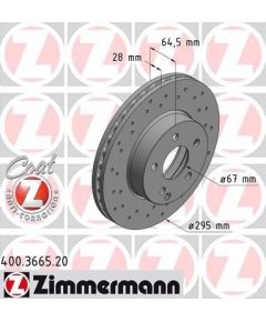 Zimmermann Bremžu disks 400.3665.20