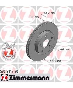 Zimmermann Bremžu disks 590.2814.20