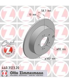 Zimmermann Bremžu disks 440.3123.20