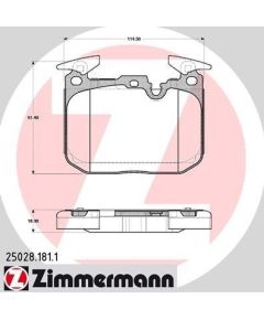 Zimmermann Bremžu kluči 25028.181.1