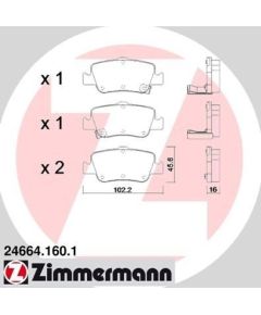 Zimmermann Bremžu kluči 24664.160.1