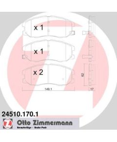 Zimmermann Bremžu kluči 24510.170.1