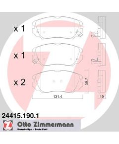 Zimmermann Bremžu kluči 24415.190.1